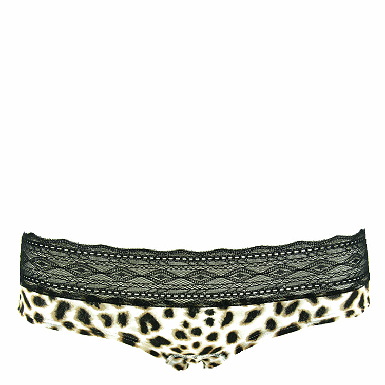 Victoria's Secret/维多利亚的秘密 女士内衣/女士内裤 弹力舒适豹纹蕾丝三角内裤 329359