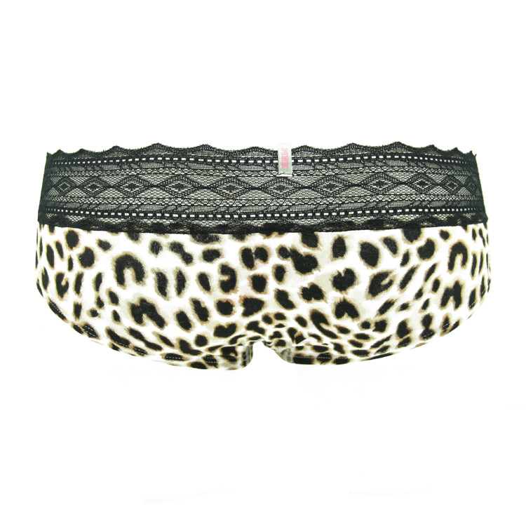 Victoria's Secret/维多利亚的秘密 女士内衣/女士内裤 弹力舒适豹纹蕾丝三角内裤 329359