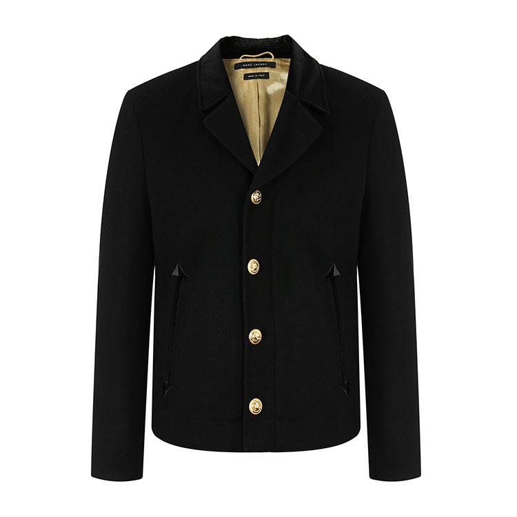  Marc Jacobs/马克雅各布斯 黑色绒面 男士西装 S84AM0210-S43200-900