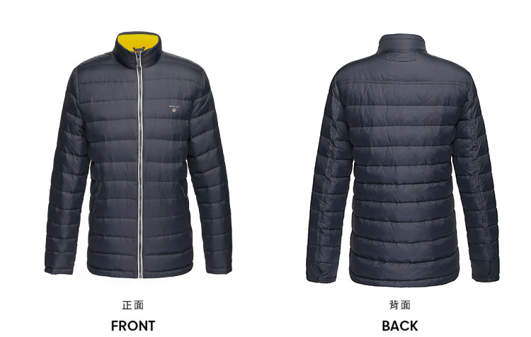  GANT/甘特 男士羽绒服 轻柔保暖净色外套 74824