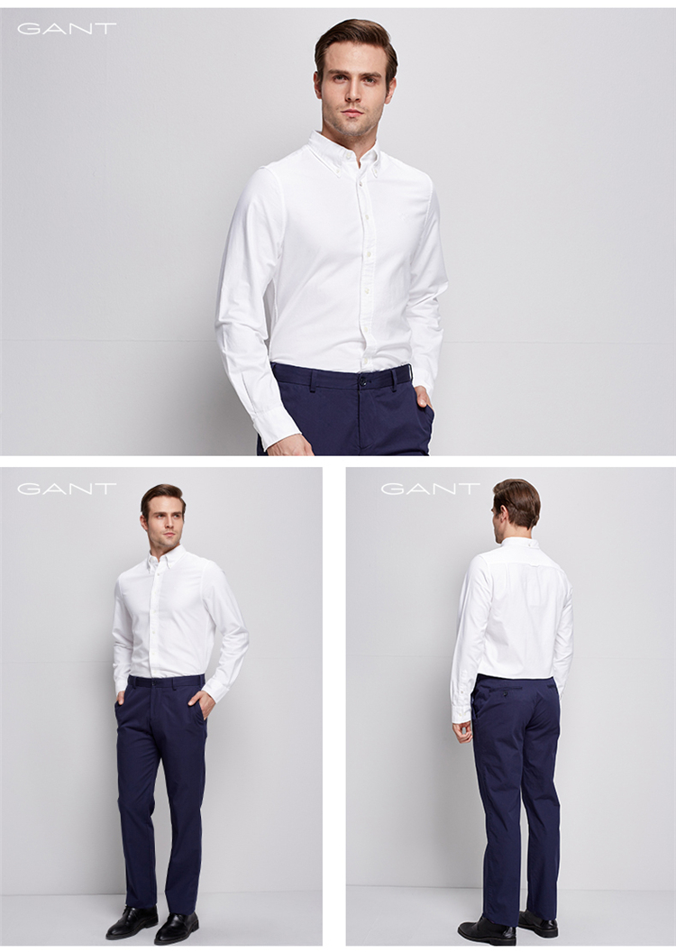 GANT/甘特 男士衬衫商务休闲长袖衬衫 307502