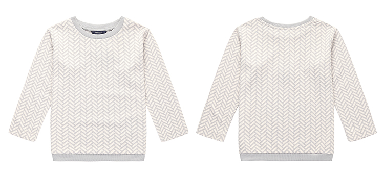 GANT/甘特 女士T恤简约印花七分袖针织T恤 400611