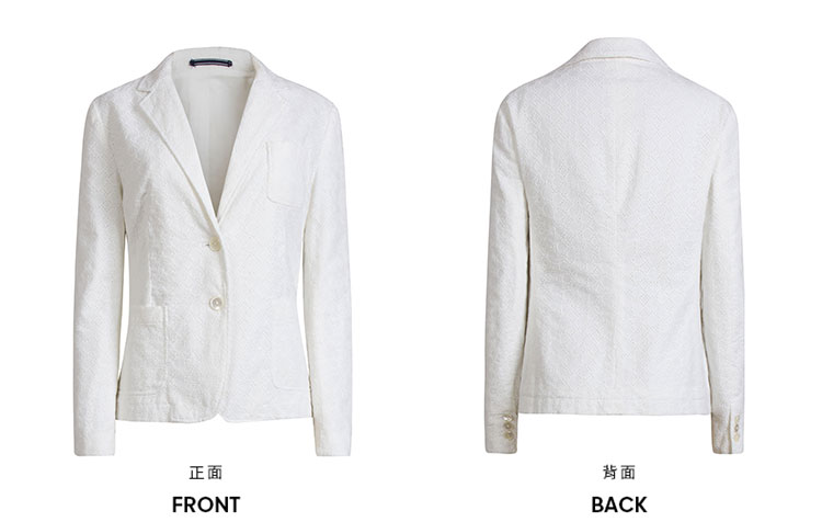 GANT/甘特 女士外套净色纯棉百搭修身小西服 476639