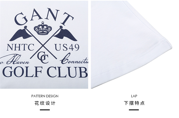 GANT/甘特 女士T恤休闲百搭字母短袖T恤 401253