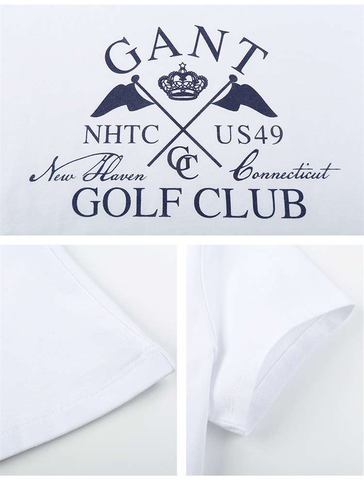 GANT/甘特 女士T恤休闲百搭字母短袖T恤 401253
