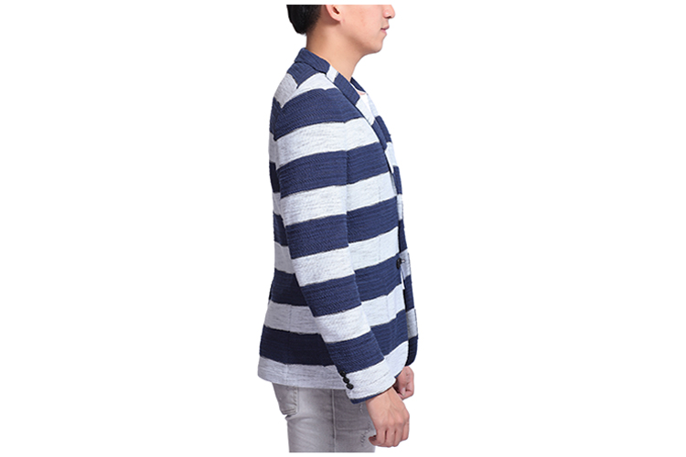 MSGM/MSGM 翻领长袖条纹时尚休闲男士外套 MG1630400735 2040MG07A