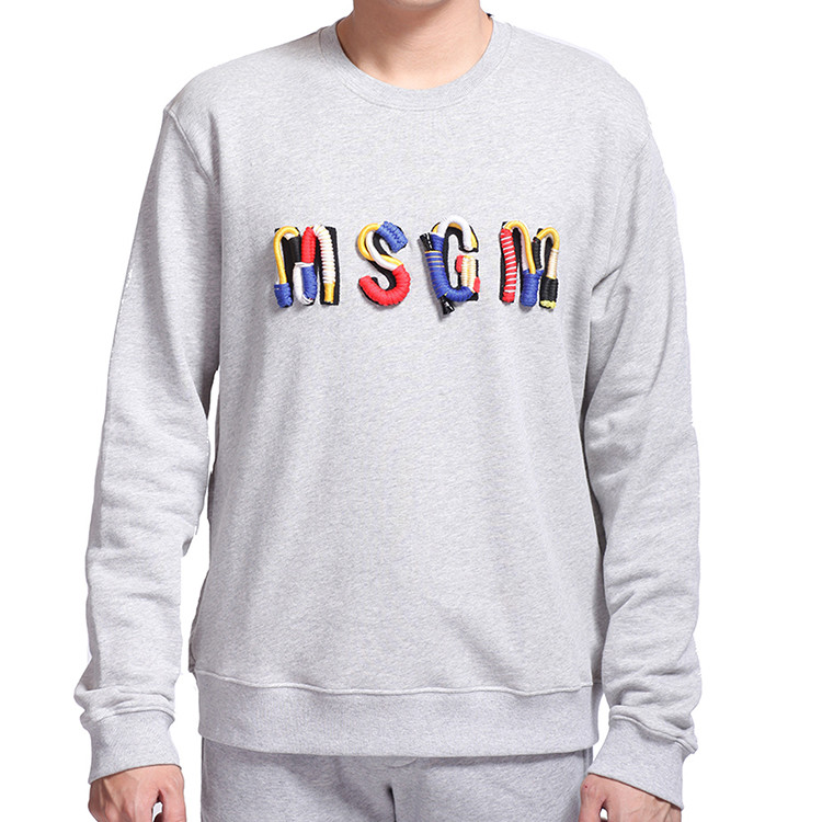 MSGM/MSGM 纯棉字母logo圆领长袖潮牌男士卫衣 MG1631209997 2040MM99