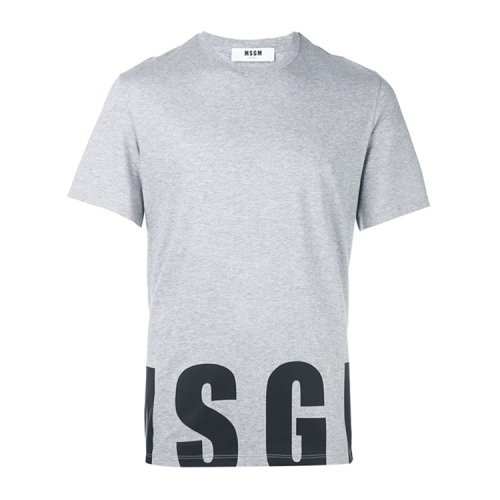 【16秋冬清仓】MSGM/MSGM 男士MSGM字母图案印花纯棉短袖T恤 AL