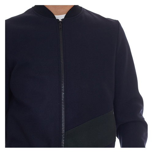 MSGM/MSGM 男士 纯棉 拼接细节 夹克 BR