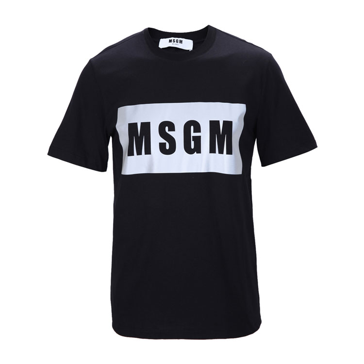 MSGM/MSGM白色纯棉休闲男士T恤短袖,2140MM121 164794,1,S