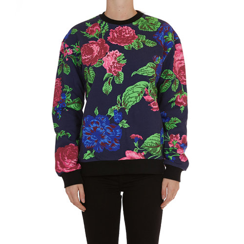 MSGM/MSGM 女士 纯棉 花朵印花 卫衣 BR