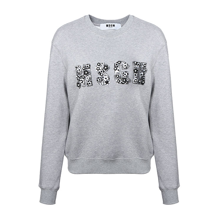 MSGM/MSGM 立体花朵图案 女士卫衣 2141MDM119X-164791