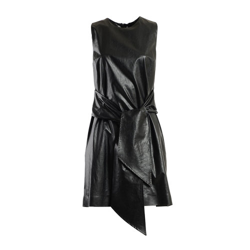 【春季折扣】MSGM/MSGM 女士 棉质 聚氨酯 腰带束腰 连衣裙 ZI