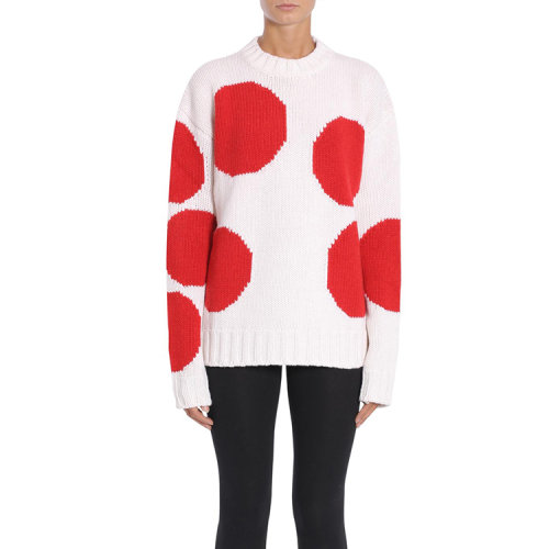 【春季折扣】MSGM/MSGM 女士 羊毛 涤纶 圆形绣花 卫衣 EB