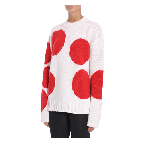 【春季折扣】MSGM/MSGM 女士 羊毛 涤纶 圆形绣花 卫衣 EB