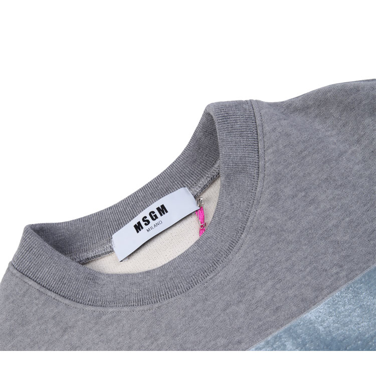 MSGM/MSGM灰色纯棉时尚女士卫衣,MDM114A 710,96,S