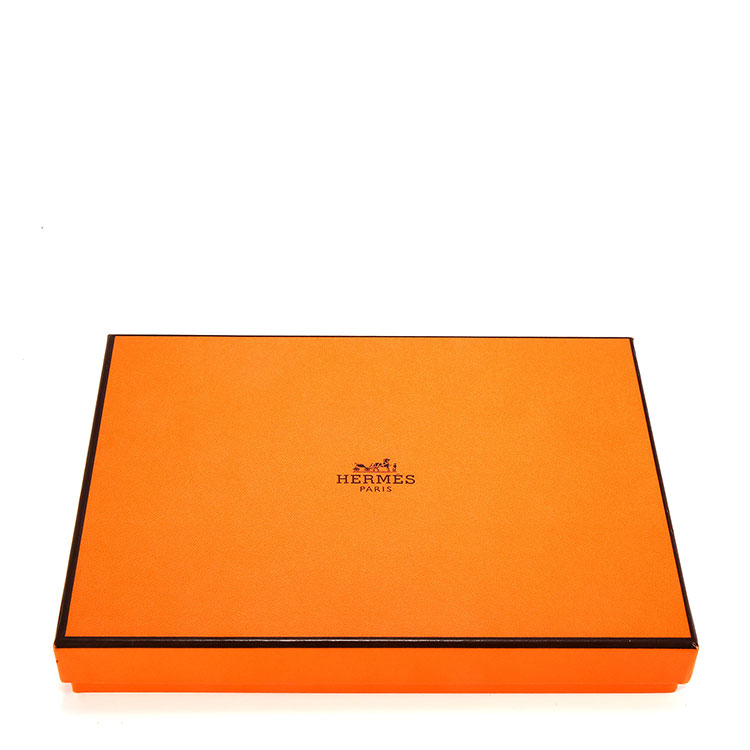 HERMES(爱马仕) 橙红色皮质长款钱夹Dogon