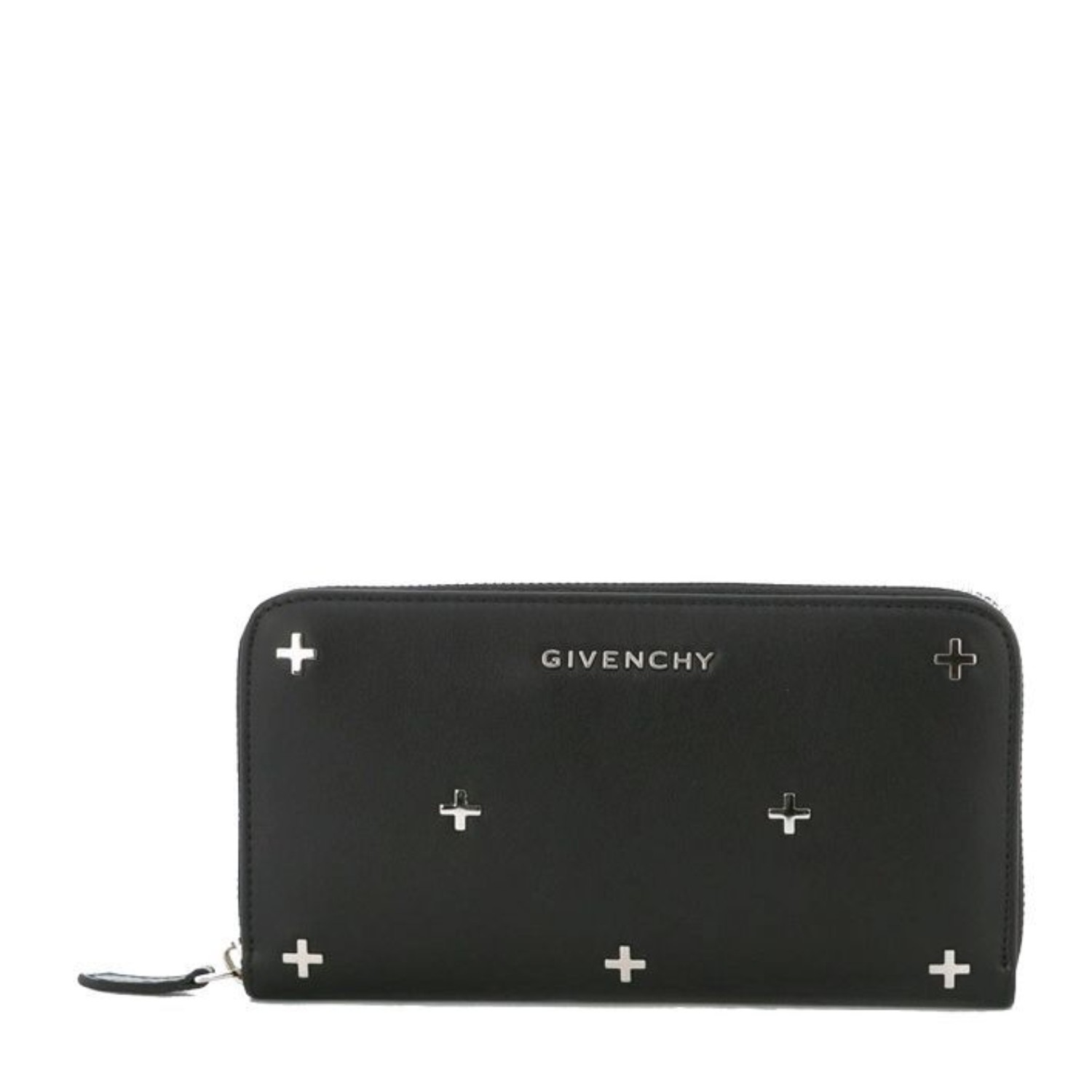 【包邮包税】Givenchy/纪梵希 女士黑色牛皮十字架钱包 BC06276683 001