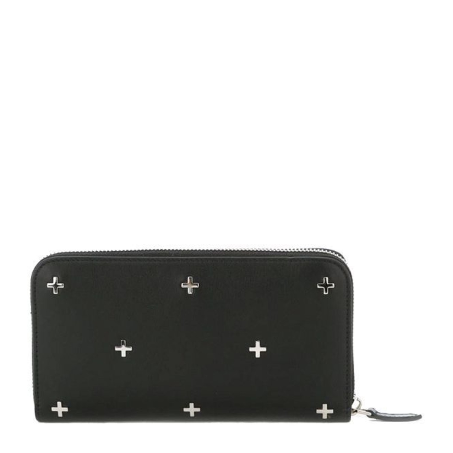 【包邮包税】Givenchy/纪梵希 女士黑色牛皮十字架钱包 BC06276683 001