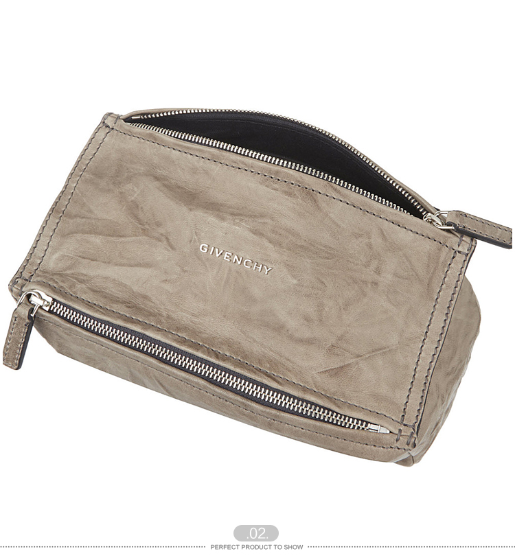 Givenchy/纪梵希 女士咖啡色真皮单肩包 BB0525 3004 025 grigio-036