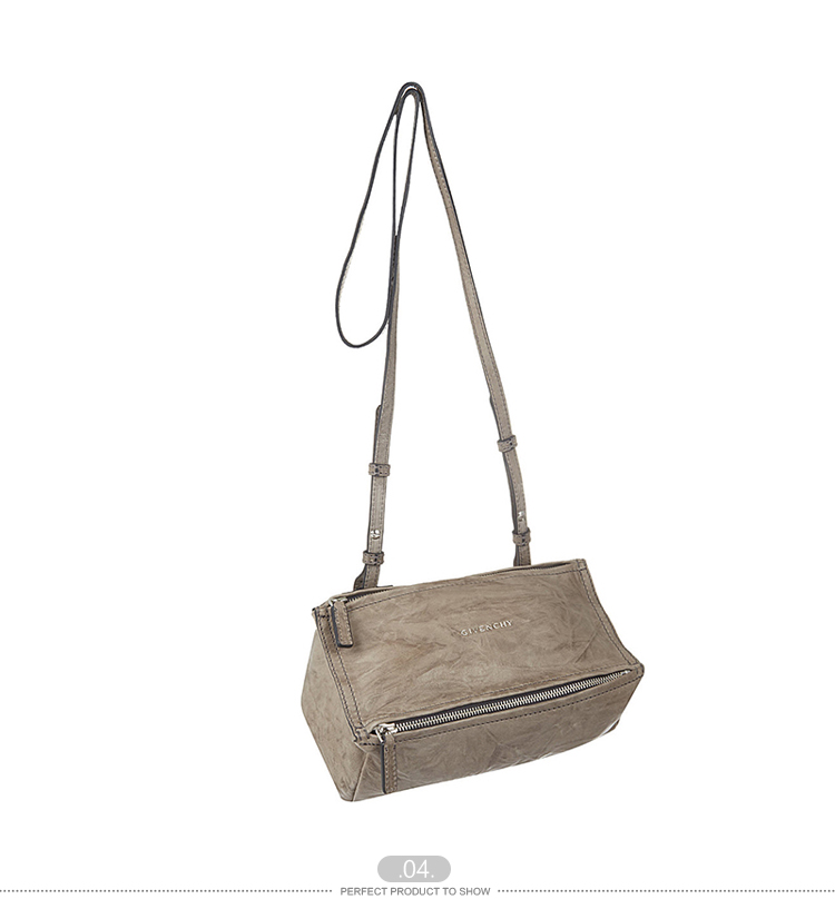 Givenchy/纪梵希 女士咖啡色真皮单肩包 BB0525 3004 025 grigio-036