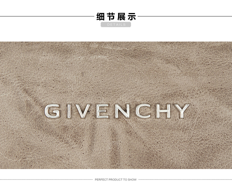 Givenchy/纪梵希 女士咖啡色真皮单肩包 BB0525 3004 025 grigio-036