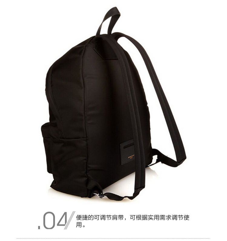 Givenchy/纪梵希 中性款式黑色尼龙猴子印花双肩包 BJ05760444 960