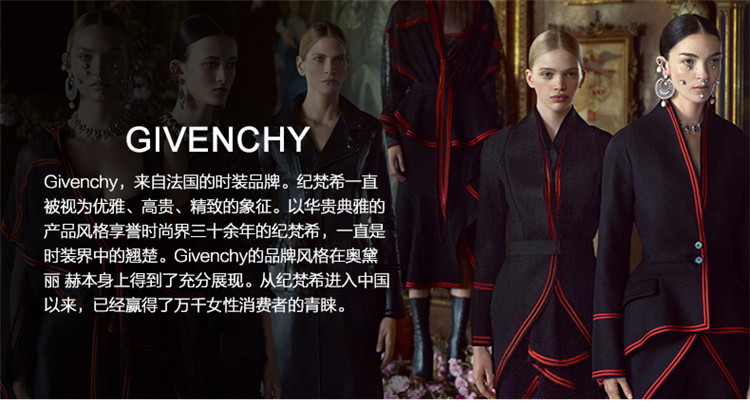 Givenchy/纪梵希 女士黑色羊皮木纹手拿包 BC06826012 001