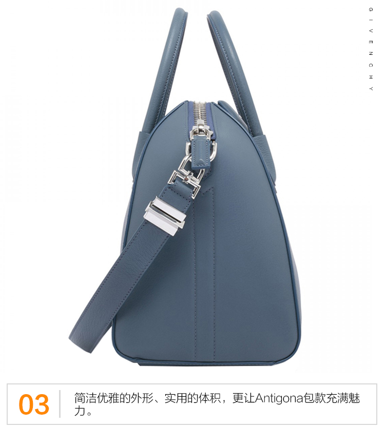 Givenchy/纪梵希 女士蓝色牛皮手提包/单肩包 BB05100012 456