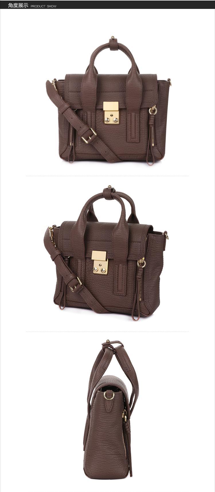 3.1 PHILLIP LIM/菲利林3.1女士多色牛皮小号手提包 单肩包AC000226
