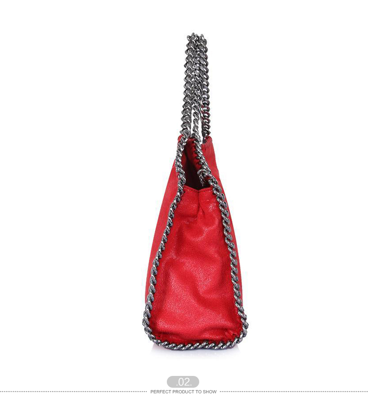 【包邮包税】Stella McCartney/斯特拉·麦卡特尼 女士红色涤纶手提包 371223 W9132 6501-S36/6 20161203