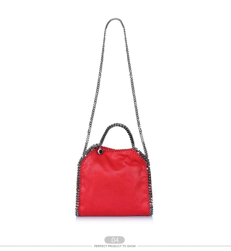 【包邮包税】Stella McCartney/斯特拉·麦卡特尼 女士红色涤纶手提包 371223 W9132 6501-S36/6 20161203