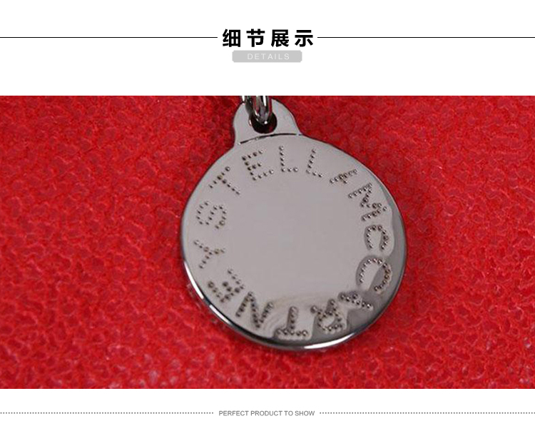 【包邮包税】Stella McCartney/斯特拉·麦卡特尼 女士红色涤纶手提包 371223 W9132 6501-S36/6 20161203