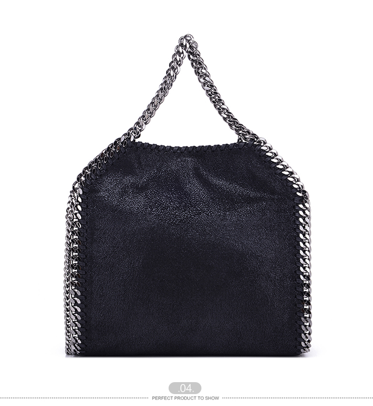 【包邮包税】Stella McCartney/斯特拉·麦卡特尼 女士黑色涤纶单肩包 371223 W9132 1000-S36/6 20161203