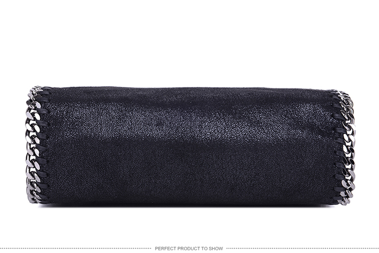 【包邮包税】Stella McCartney/斯特拉·麦卡特尼 女士黑色涤纶单肩包 371223 W9132 1000-S36/6 20161203