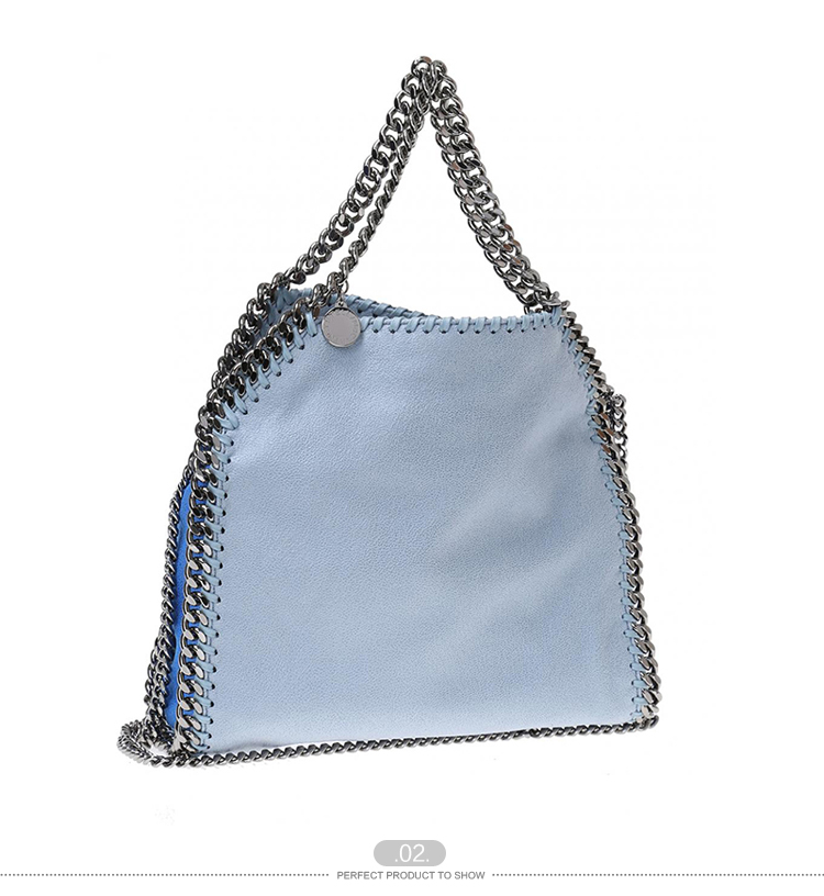 【包邮包税】Stella McCartney/斯特拉·麦卡特尼 女士蓝色涤纶手提包 371223 W9846 4760-S36/6 20161203