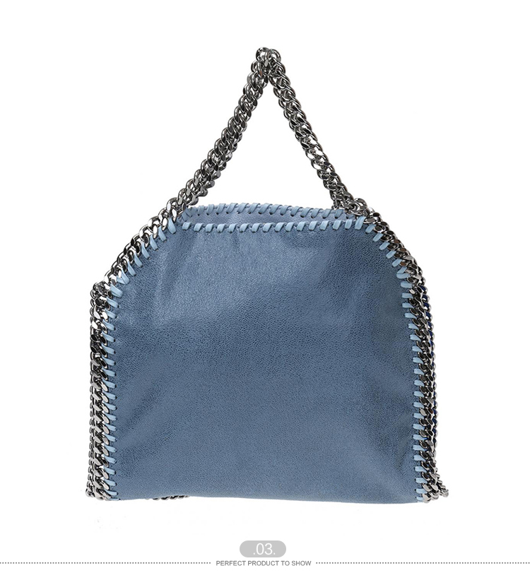 【包邮包税】Stella McCartney/斯特拉·麦卡特尼 女士蓝色涤纶手提包 371223 W9846 4760-S36/6 20161203