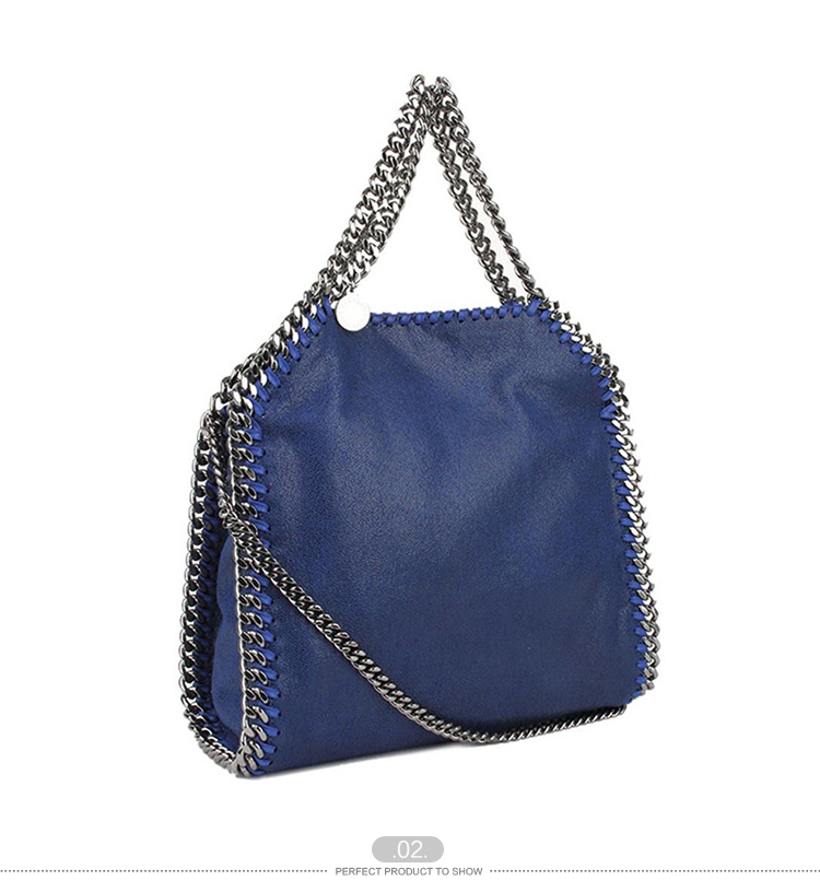 【包邮包税】Stella McCartney/斯特拉·麦卡特尼 女士蓝色涤纶手提包 371223 W9132 4040-S36/6 20161203