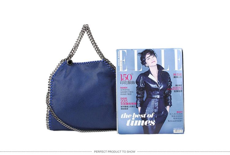 【包邮包税】Stella McCartney/斯特拉·麦卡特尼 女士蓝色涤纶手提包 371223 W9132 4040-S36/6 20161203