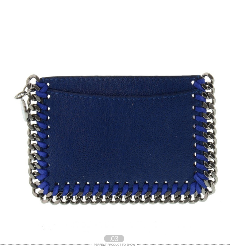 Stella McCartney/斯特拉·麦卡特尼 女士蓝色卡包 371371 W9132 4040-S36/6 20161203