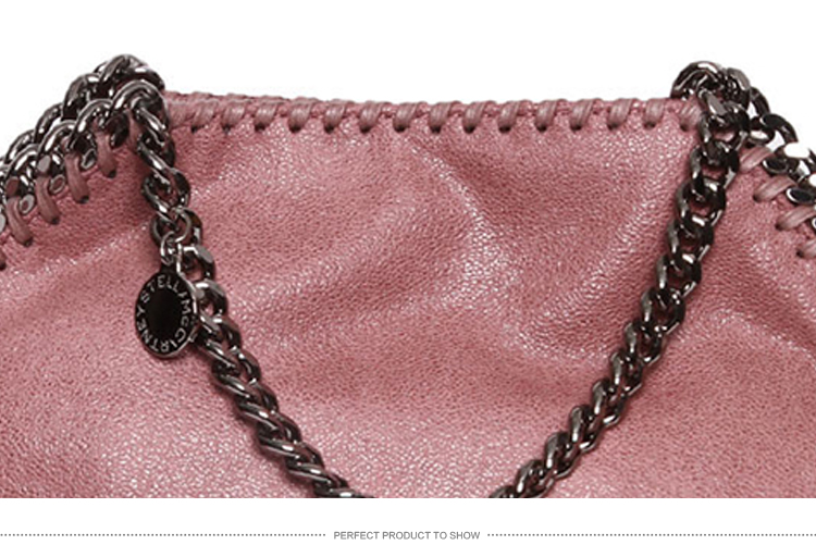 【包邮包税】Stella McCartney/斯特拉·麦卡特尼 女士粉色真皮手提包挎包 371223 W9846 5900 bordea-036 20161109