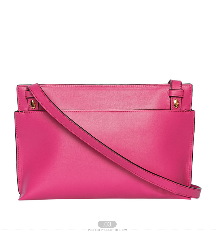 LOEWE/罗意威 女士真皮玫红色斜挎包 #109.54.N77 7170