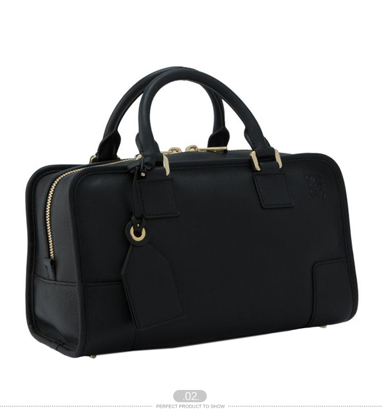 LOEWE/罗意威 女士黑色牛皮手提包 35230n031206-S36/8 20161204