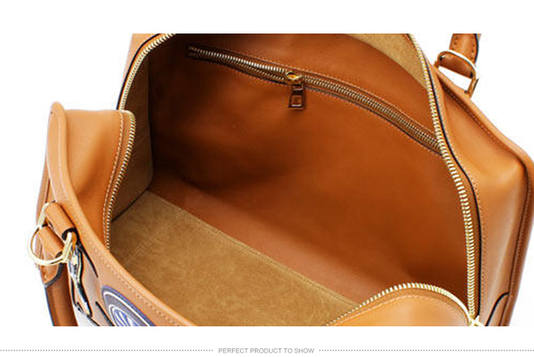 【包邮包税】LOEWE/罗意威 女士小牛皮棕色手提包 389.30PN22 classic calf tan-036 20161121