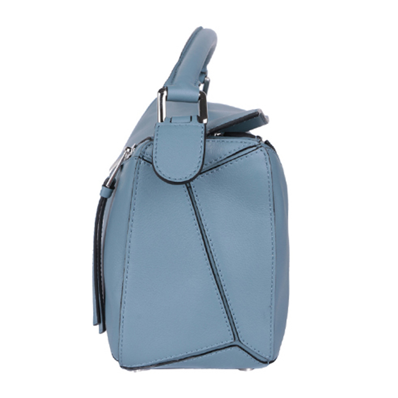LOEWE/罗意威 女士蓝色牛皮拼接提挎两用包 161027 322.30.K79 5900