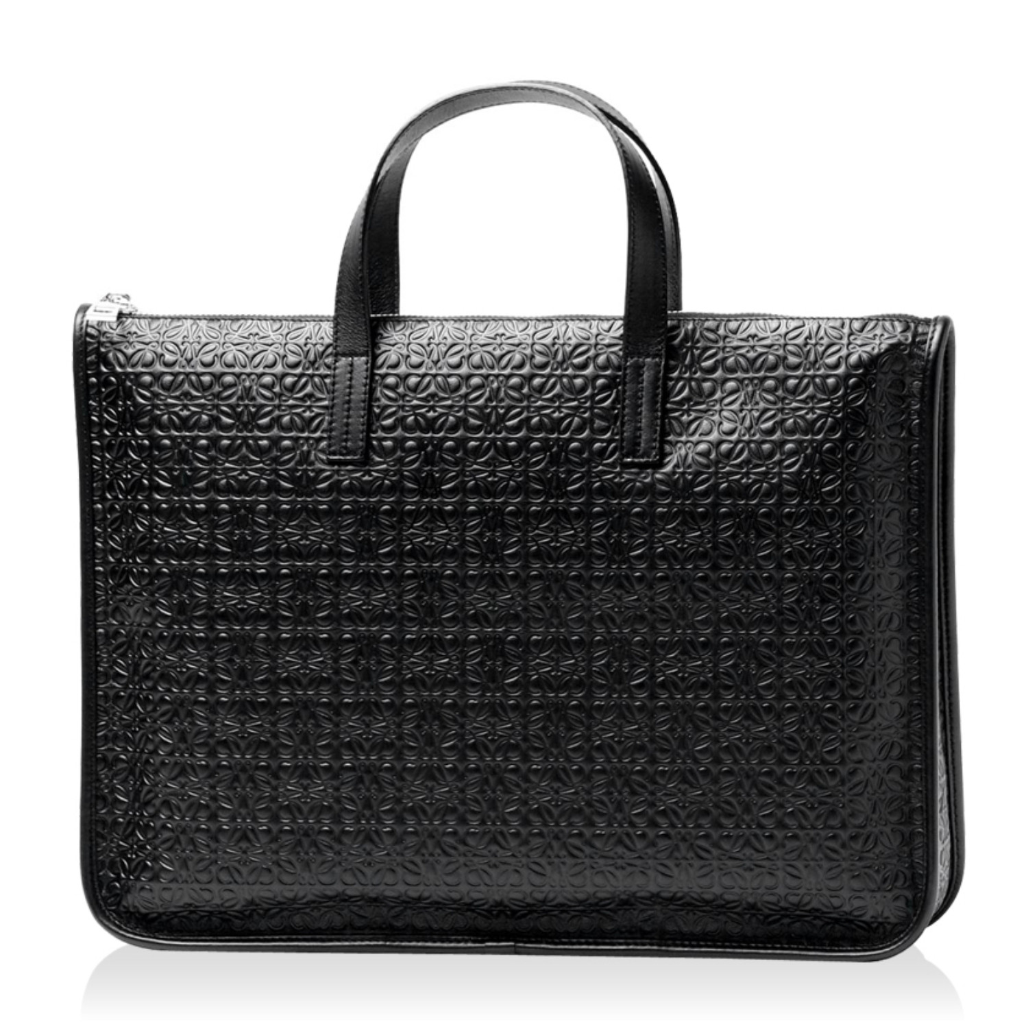 【包邮包税】LOEWE/罗意威 女士黑色印花牛皮手提包 35823L18 1100