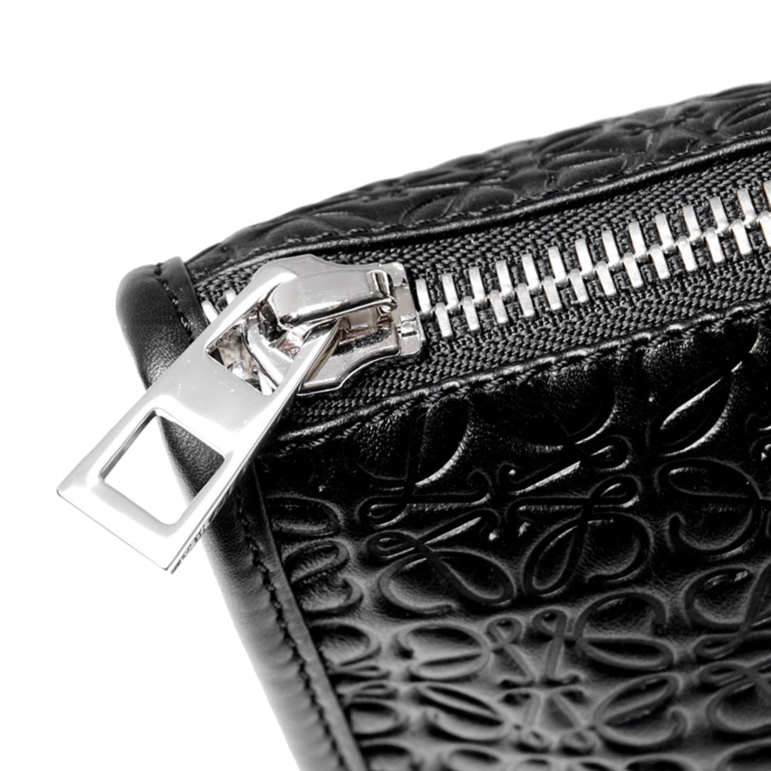 【包邮包税】LOEWE/罗意威 女士黑色印花牛皮手提包 35823L18 1100