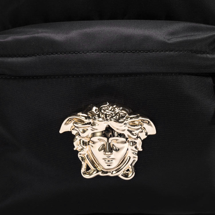 VERSACE/范思哲女士黑色尼龙双肩包