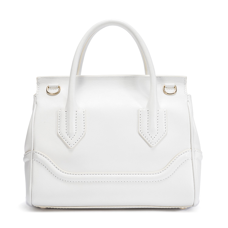 VERSACE/范思哲 女士Palazzo Empire米白色牛皮手提包