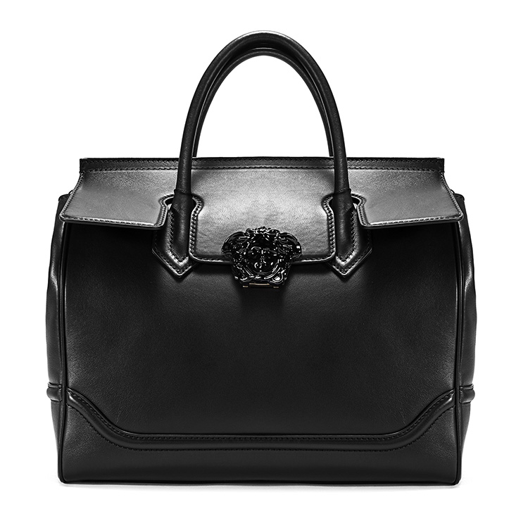 VERSACE/范思哲 女士Palazzo Empire黑色牛皮手提包
